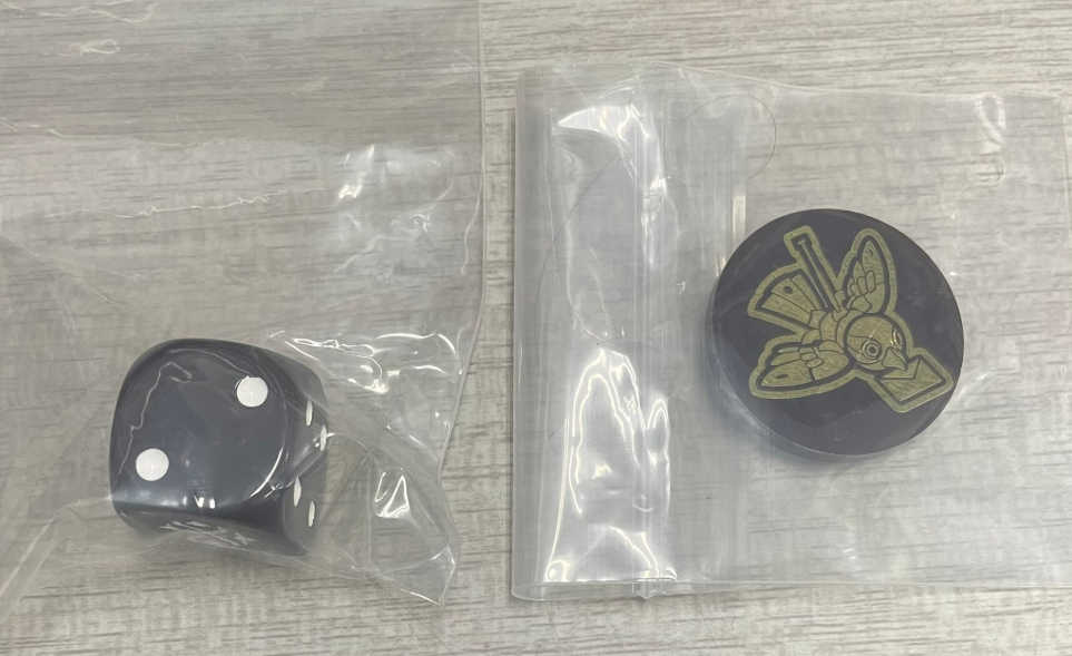 未開封】デュエルセット白の物語(YCSJ2025NAGOYA)/ダイス＆コインのみ