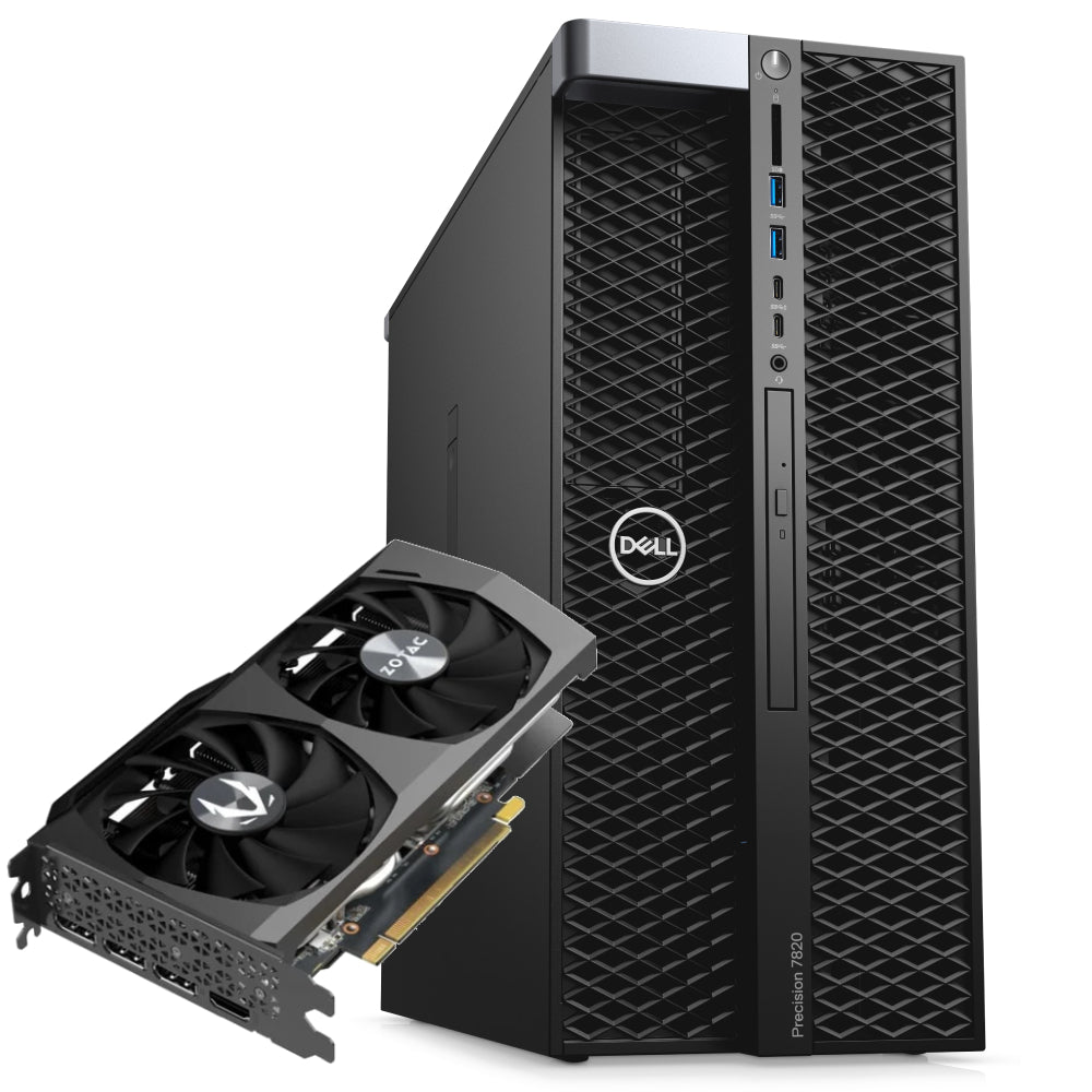 DELL Precision T7820 Xeon Gold Workstation GPU Nvidia RTX Quadro