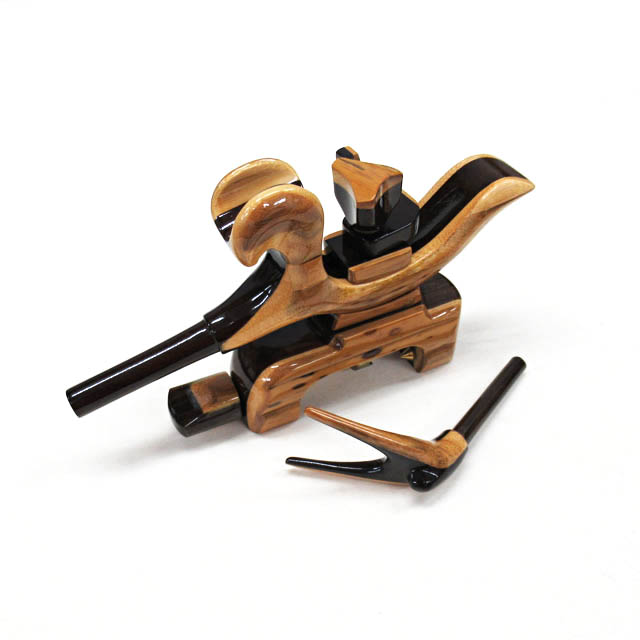 ヘラブナ 釣り部品 竿受け 万力 木製 フィッシング用品 小物入れバッグ