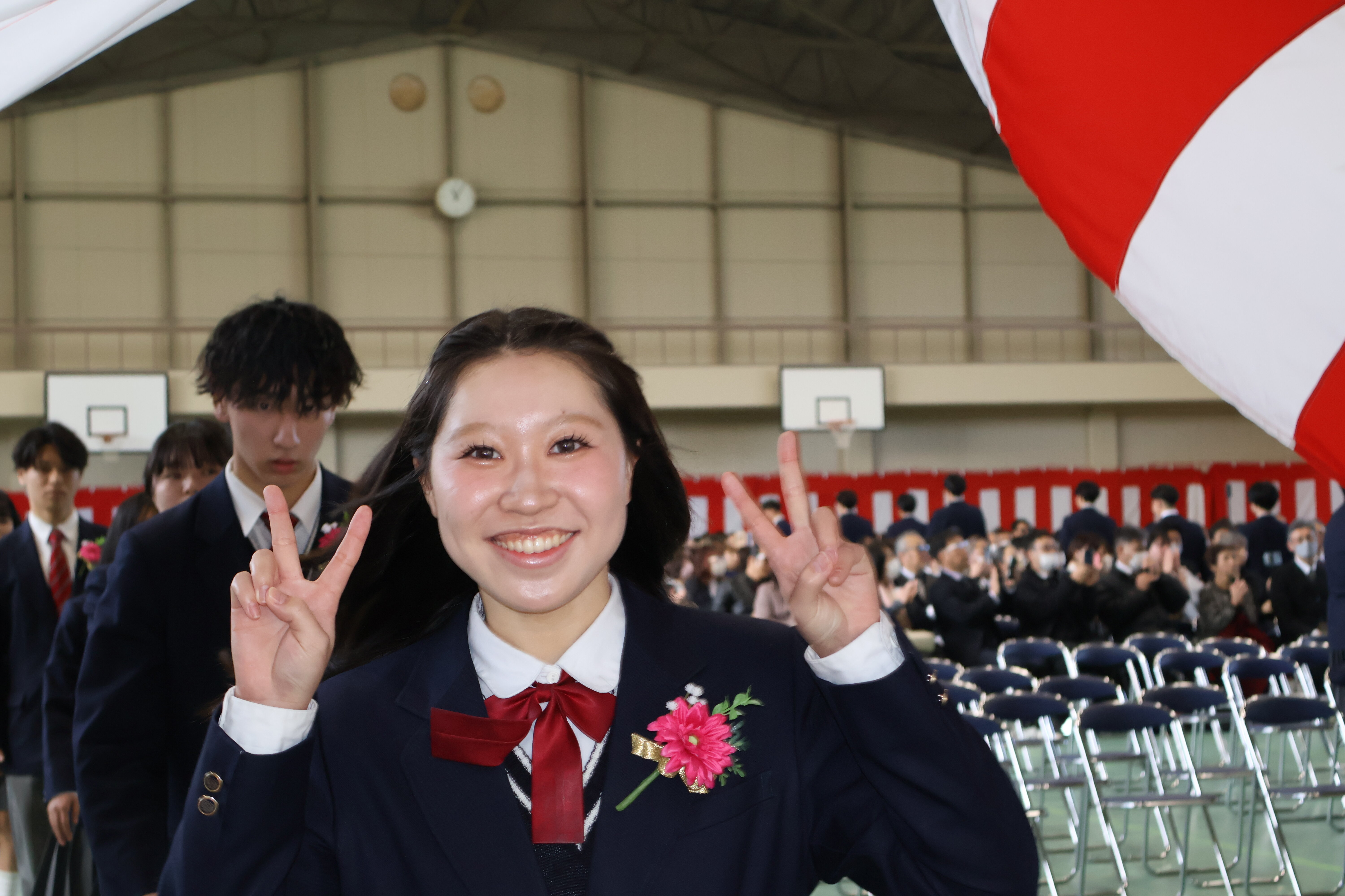 卒業式後の一コマ｜イベント｜新着情報｜島根県立松江農林高等学校