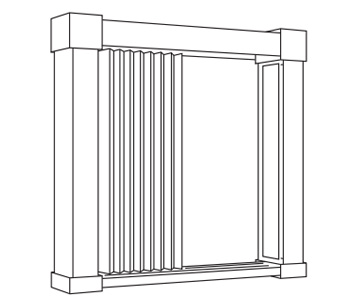 横引きタイプ ハニカム・サーモスクリーン セイキ｜ハニカムスクリーン
