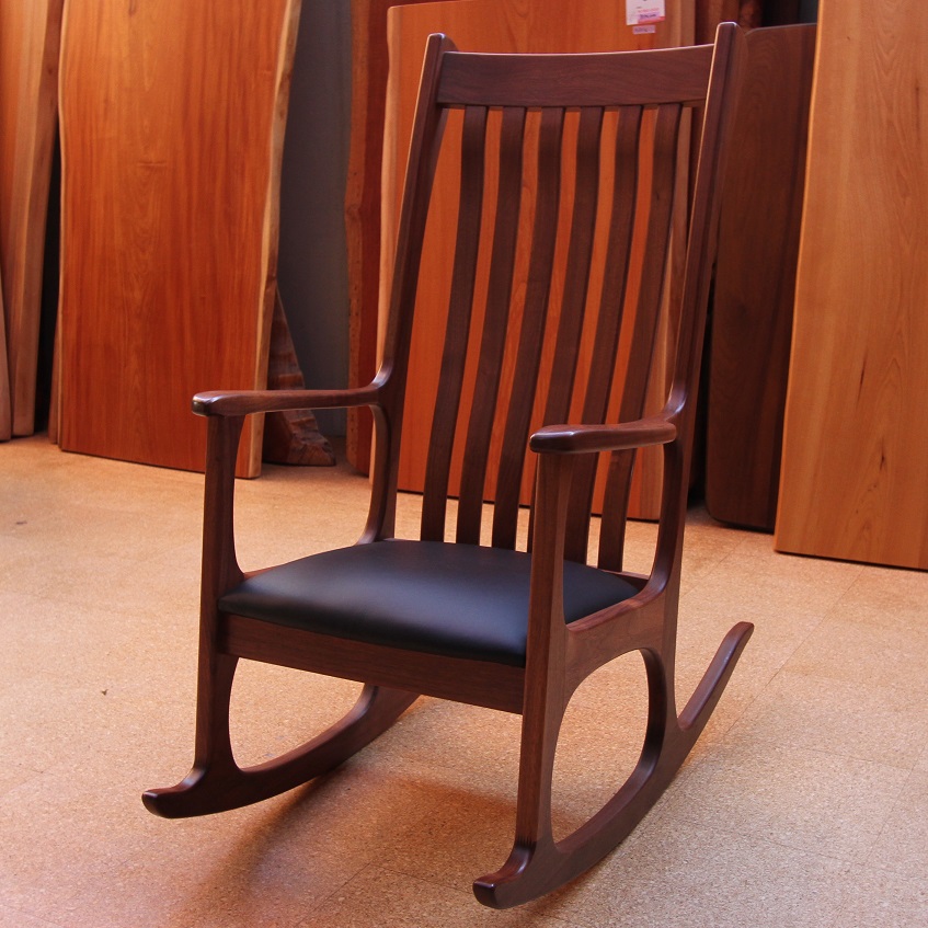 新品未使用 ROCKING BASE 木製ロッキングチェア パーツ ウォルナット