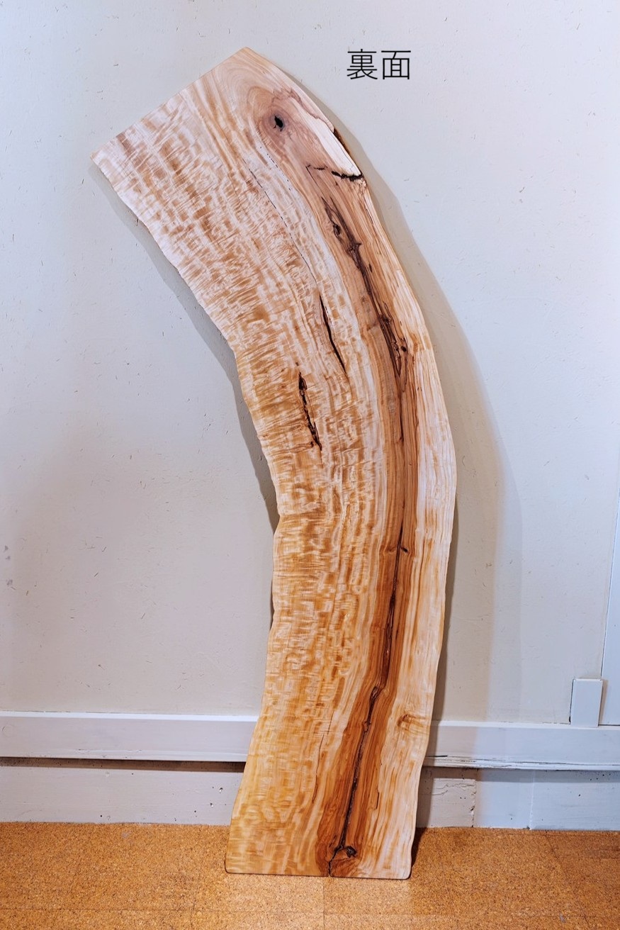 神奈川県 海老名店展示 一枚板栃(トチ)材 テーブル用天板 ｜一枚板