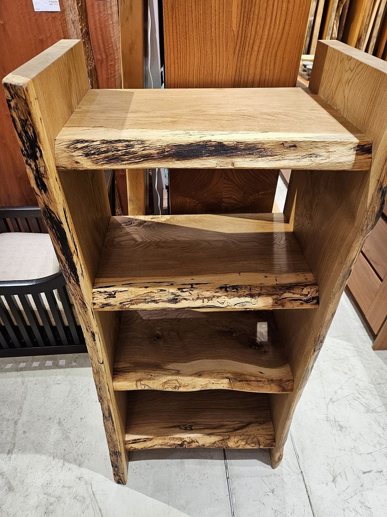 天然木 東京 新宿 東五軒町店展示 欅（けやき・ケヤキ）材 一枚板