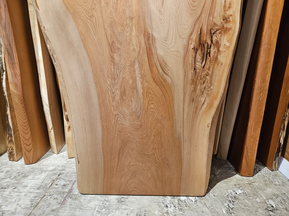 天然木 東京 新宿 東五軒町展示 朱里桜（しゅりざくら）材 一枚板