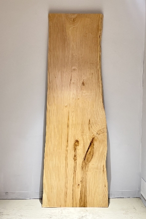一枚板 栃（トチ）材テーブル用天板 2480×650~855 mm 一枚板テーブル