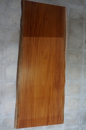 天然木 新潟工場 ボセ（アフリカンチェリー）材 一枚板 カウンター
