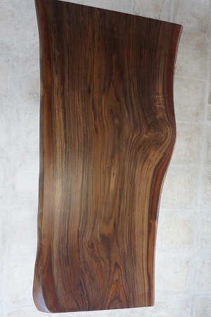 天然木 新潟工場 ブラックウォールナット材 一枚板 カウンター