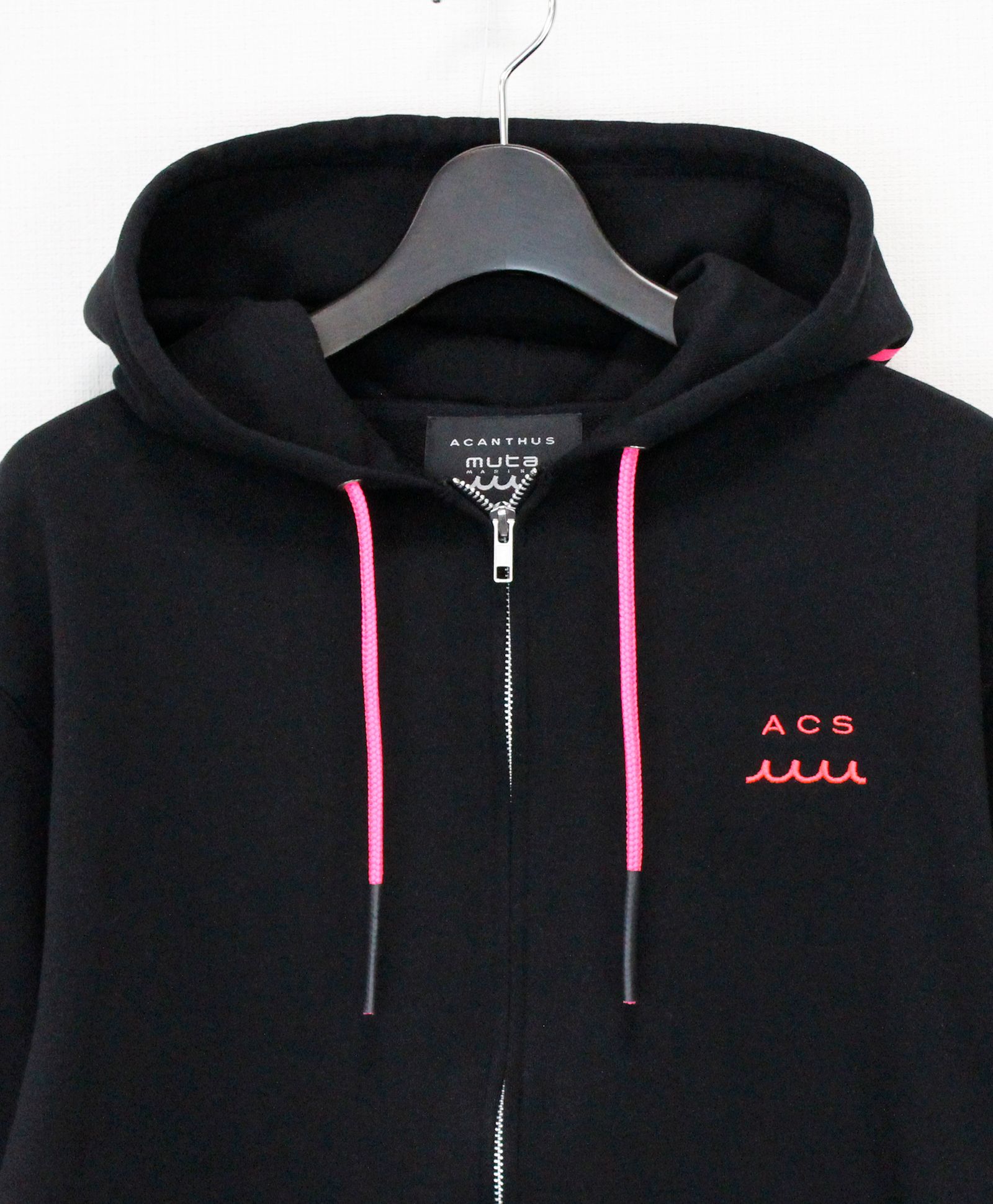 muta - mutaMARINE x ACANTHUS / muta sweet Logo Zip-Up hoodie