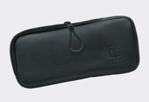 Nintendo Switch専用スマートポーチPUブラック | マックスゲームズ