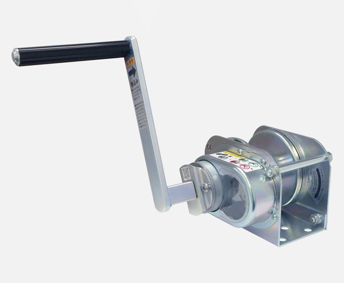 小型回転式手動ウインチ1LHシリーズ