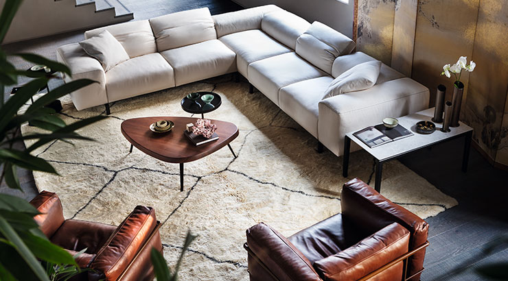高級ソファカッシーナで体現するスタイルのある快適空間 | 高級家具