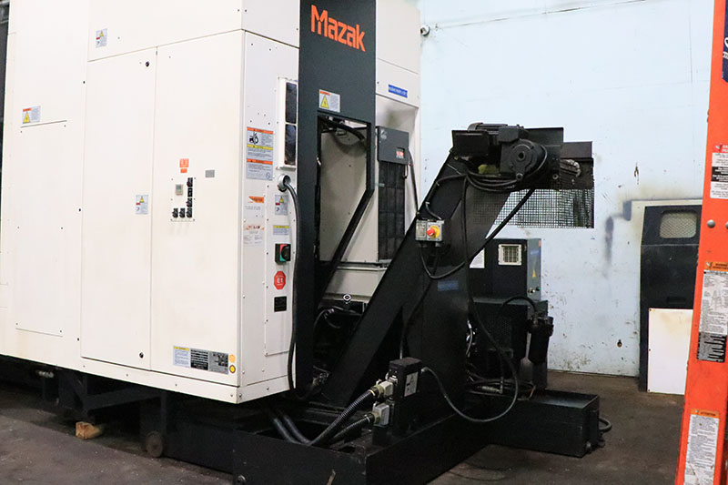 22.05'' X Axis 24.8'' Y Axis Mazak NEXUS 4000 II HORZ MACHINING