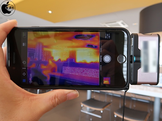 iPhone用赤外線サーモグラフィ「FLIR ONE for iOS Personal Thermal