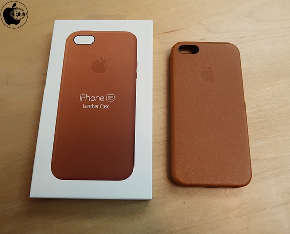 Apple、iPhone SE用レザーケース「iPhone SEレザーケース - サドル