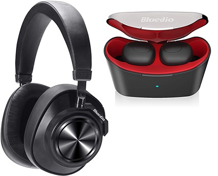 Bluedio、ノイズキャンセリング付きワイヤレスヘッドフォン「Bluedio