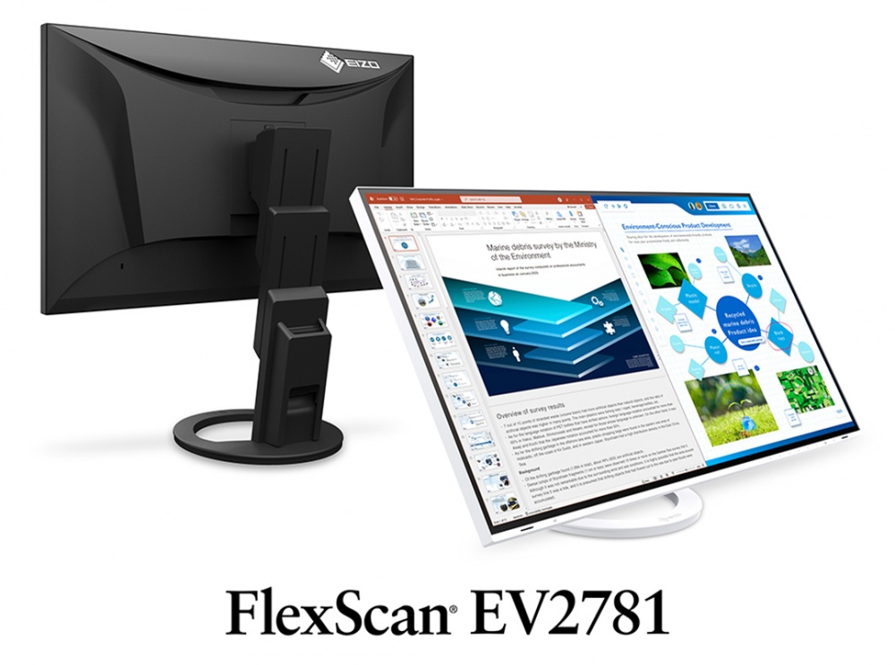 EIZO、USB-C接続対応27型液晶モニター「FlexScan EV2781」を発表