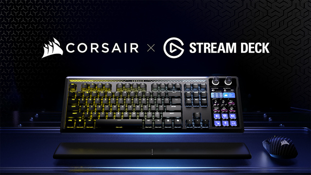Corsair、初のStream Deck内蔵高性能ゲーミングキーボード「GALLEON