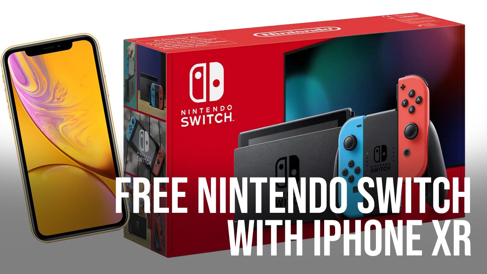 Get a Free Nintendo Switch Console Now with Vodafone iPhone XR