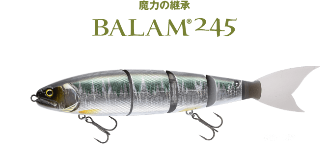 MADNESS BALAM 245 ビッグベイト #18 マットバラム BALAM 245