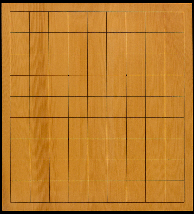 本榧足付将棋盤 4寸5分（天柾） sa40054 | 前川榧碁盤店