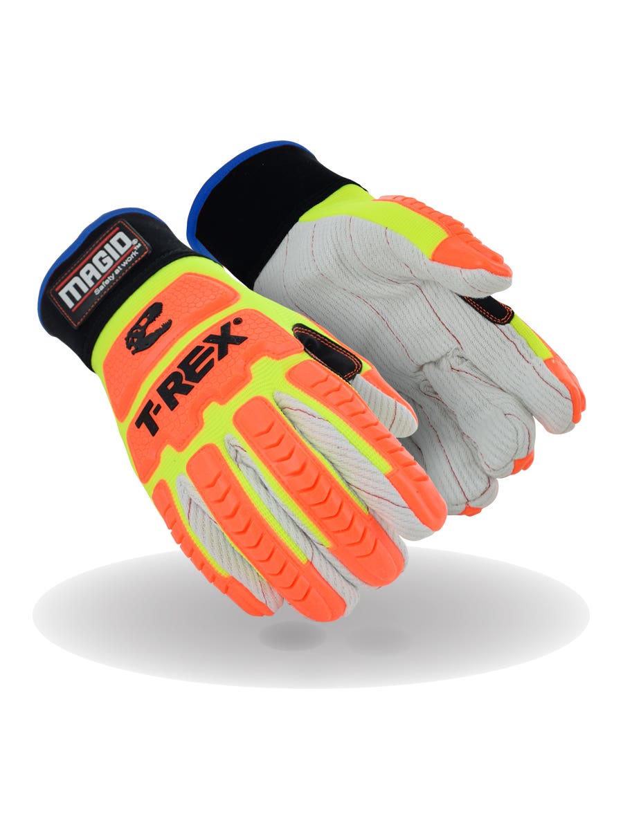 Magid T-REX Corded Palm Impact Gloves - TRX510