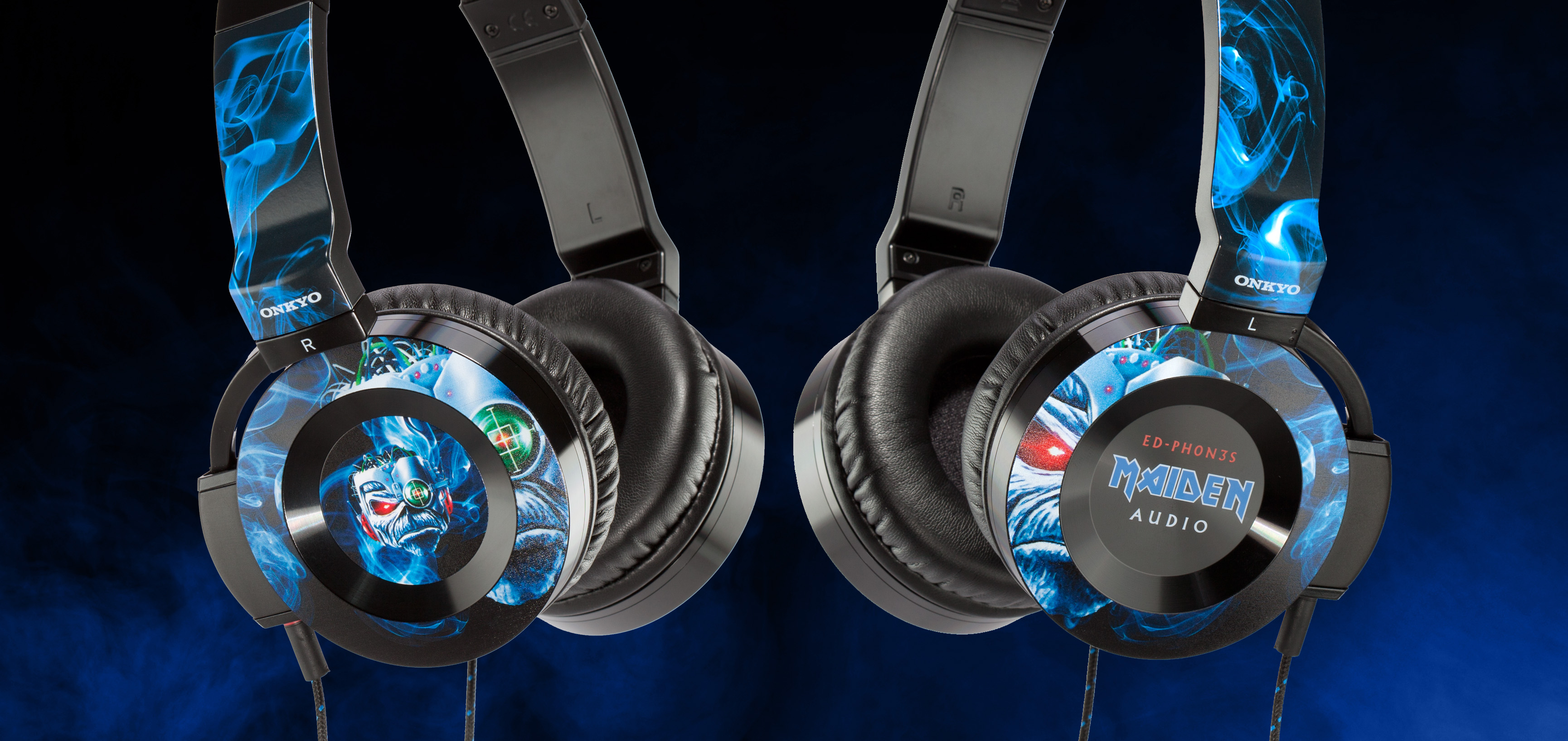 Iron Maiden & Onkyo Launch ED-PH0N3S - Maiden Audio