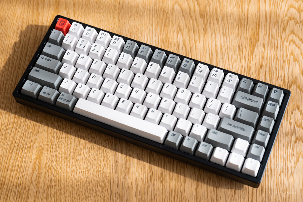 Keychron K2 PBT Retro Mac Keycap Set レビュー／往年のApple