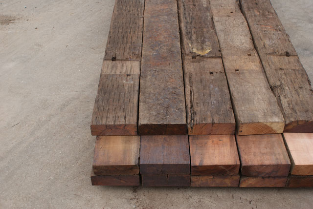 国産中古枕木｜枕木｜国産・豪州産枕木販売の「国鉄産業株式会社」