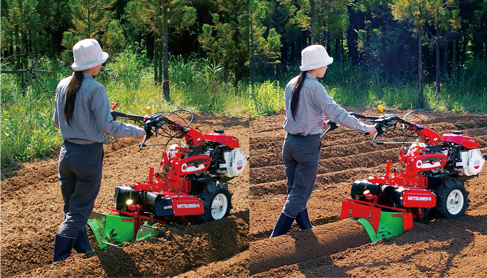Minnie Tiller MM458B/MM558A/MM658A/MM708A｜ミニ耕うん機｜製品情報