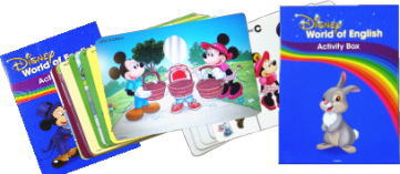 アクティビティボックスの説明,中古販売 DWEディズニー英語システム