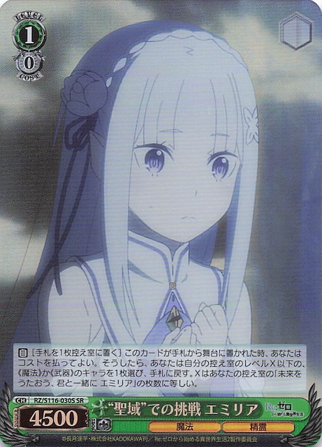 SR】“聖域”での挑戦 エミリア RZ/S116-030S - マナソース