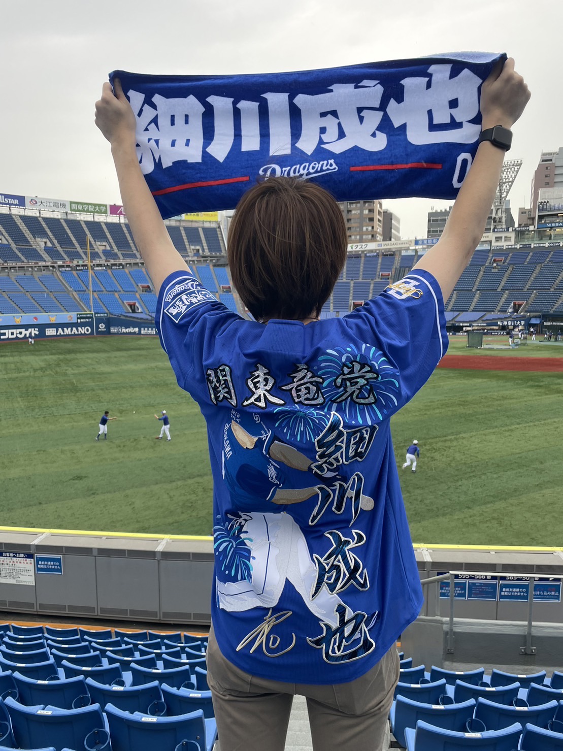 細川成也選手人物刺繍ユニ「中日ドラゴンズ」 – お客様の声 – 刺繍専門