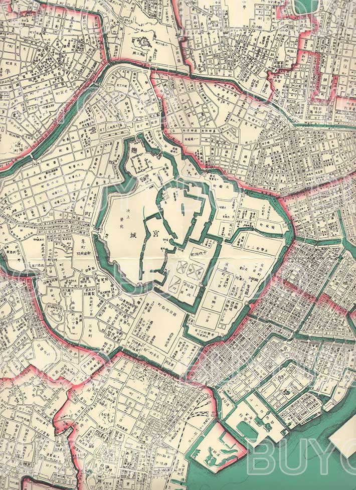 明治二十五年 東京全図 東京 / 地図のご購入は「地図の専門店 マップ