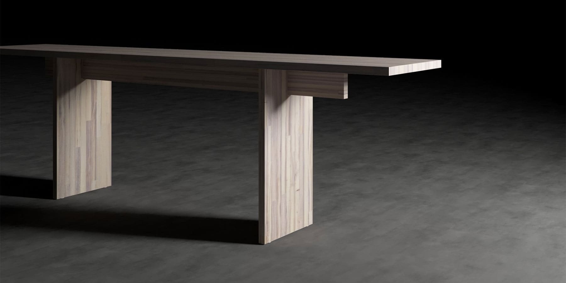 Tavola コンソールデスク 木製脚 | Tavola 大きなテーブル・デスク