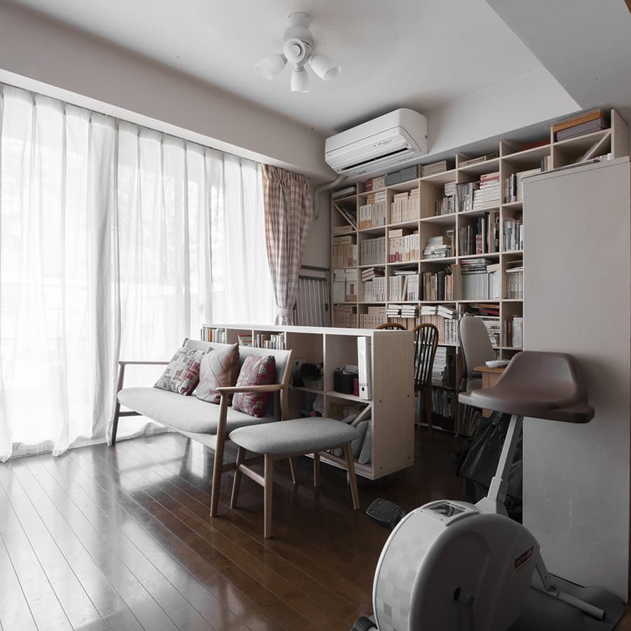 キャスター付き本棚 可動棚|本棚の通販はマルゲリータ