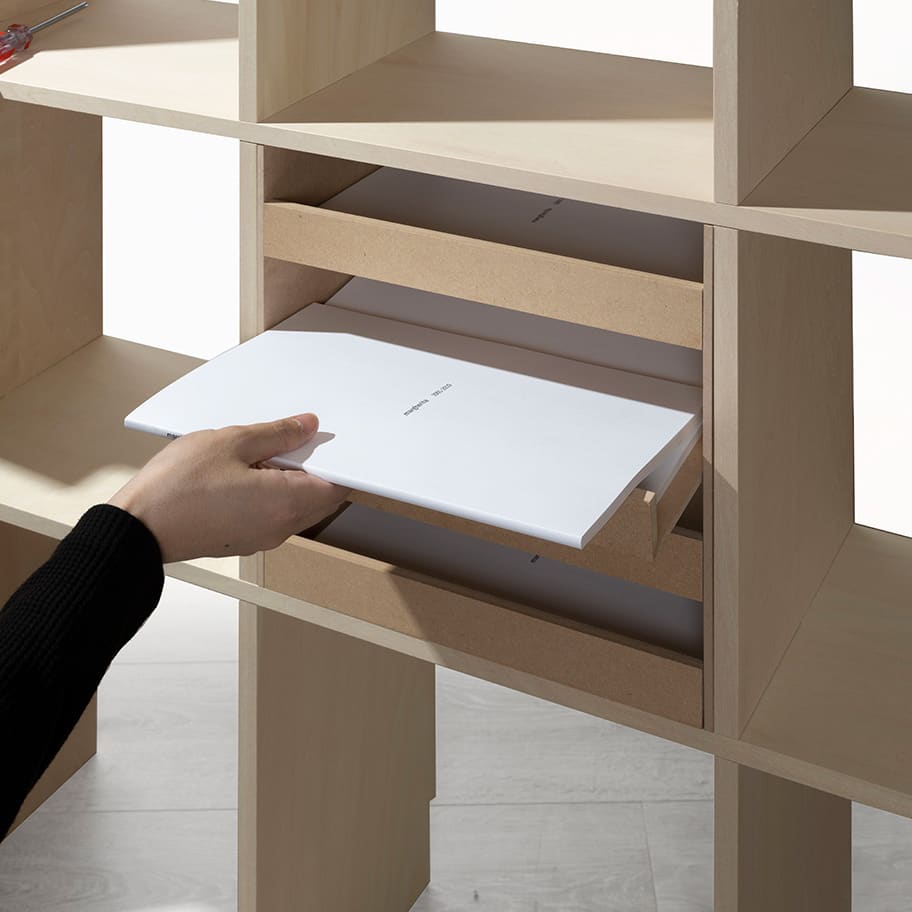 壁一面の本棚 壁面書棚|本棚の通販はマルゲリータ