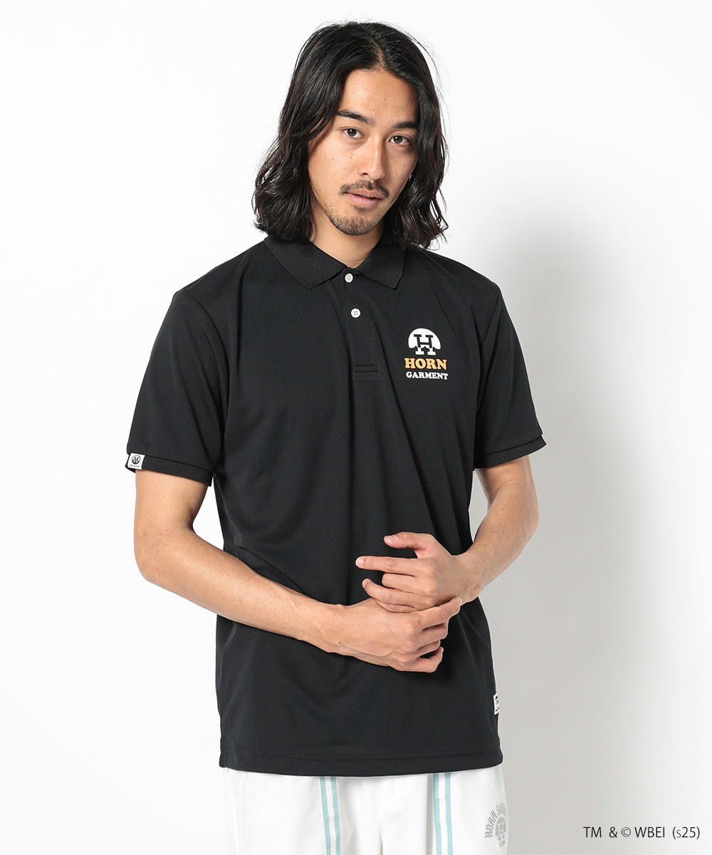 HORN GARMENT ブラック ポロシャツ 36 HORN GARMENT ブラック