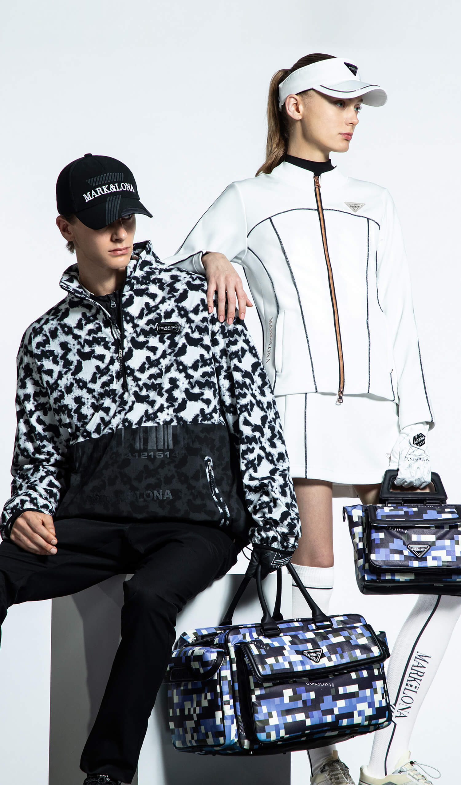 新品 ☆ MARK&LONA ボトムス スエード マーク&ロナ グレー 正規品 新品