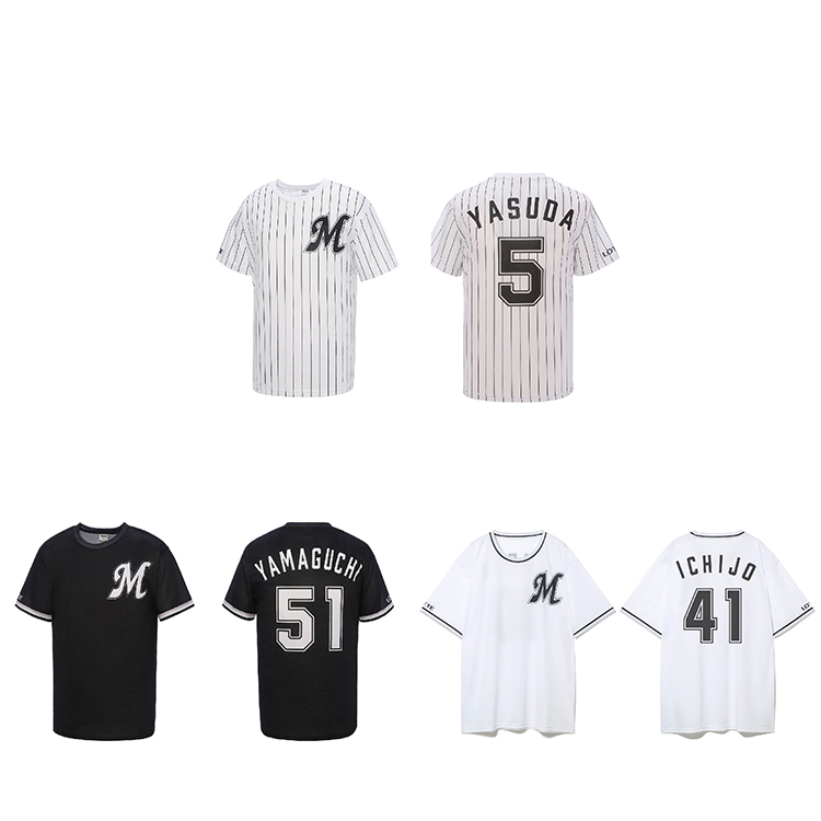 ロッテオリオンズ福浦和也ユニフォーム復刻ビジター千葉ロッテ