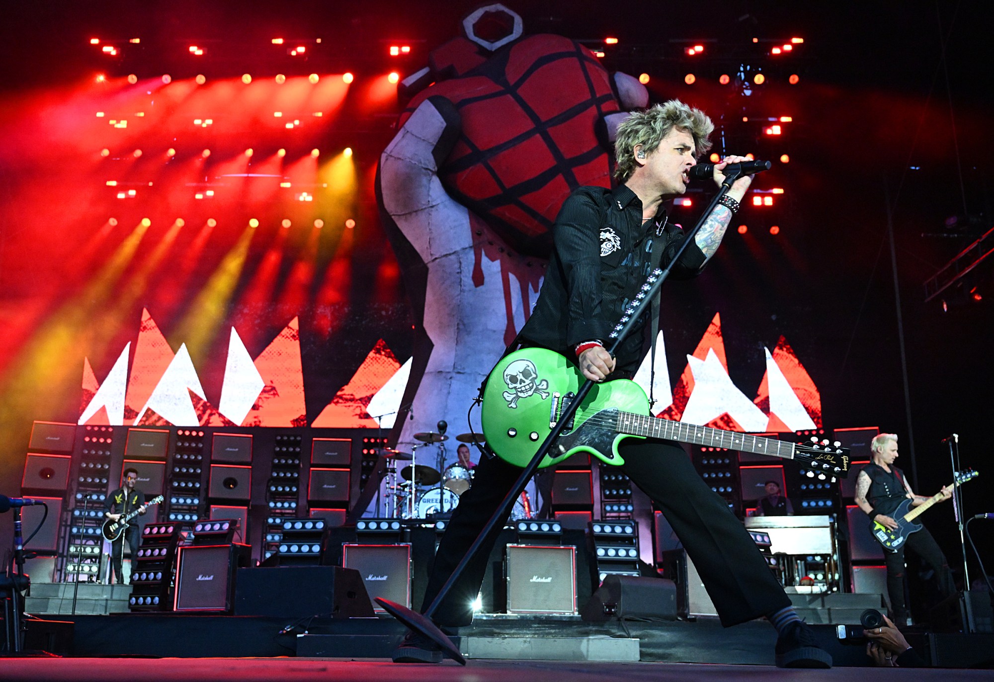 What songs did Green Day play at BottleRock Napa Valley festival?