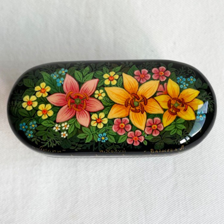 ロシア雑貨店マリンカ / ラッカー塗り細密画小箱