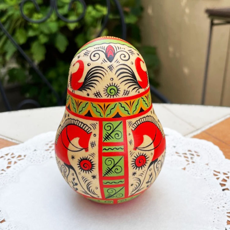 ロシア雑貨店マリンカ / オリガ・ザバイキナ作 起き上がりこぼしozk017