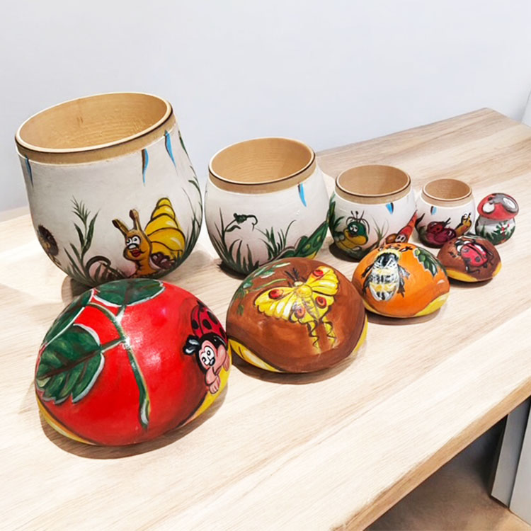 ロシア雑貨店マリンカ / 限定入荷 キノコマトリョーシカvr226-5p