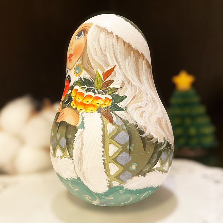 ロシア雑貨店マリンカ / スベトラーナ・ニコラエワ作 起き上がりこぼし