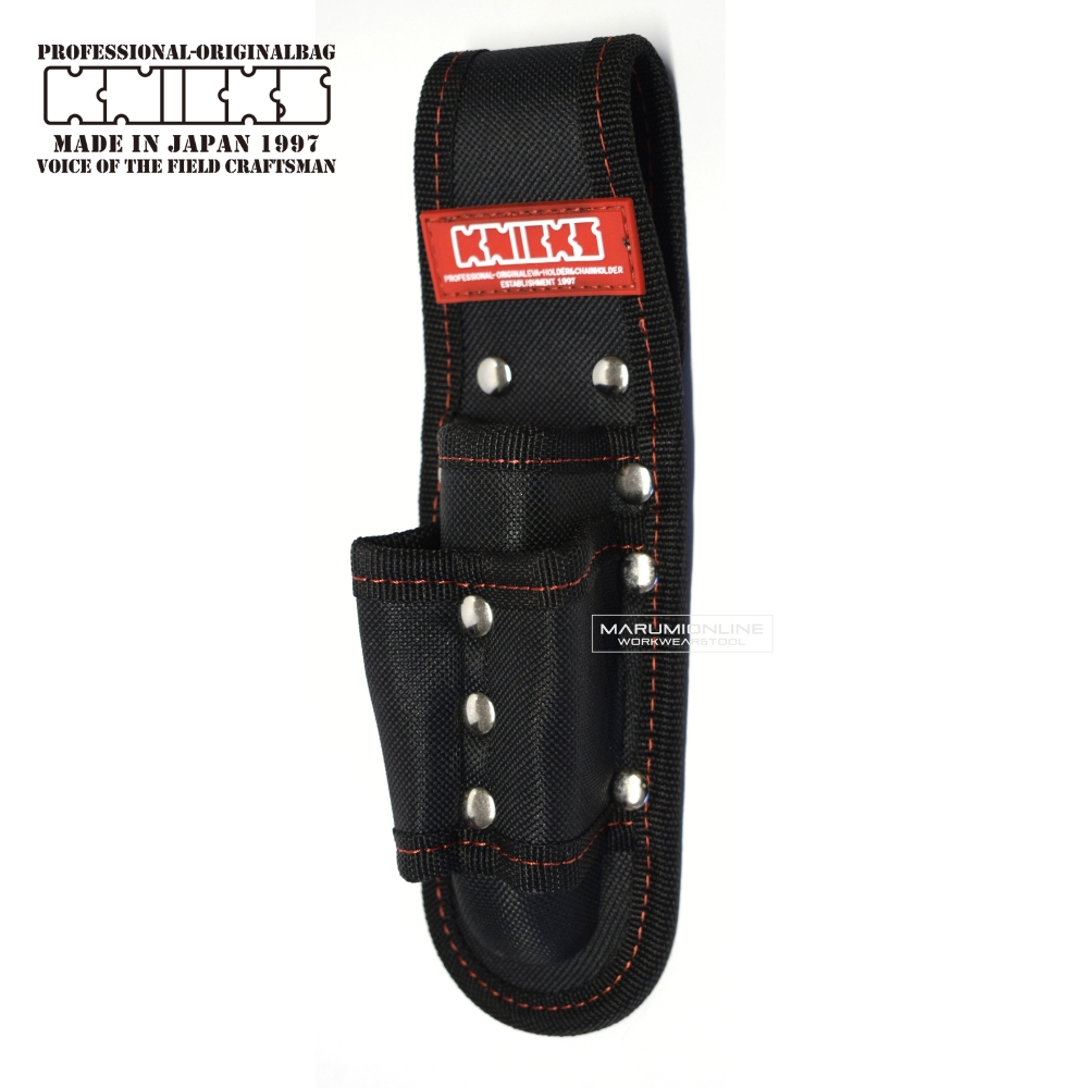 ニックス 腰道具 KNICKS 型押マッキー3Pホルダー 赤タグ ナイロン KC