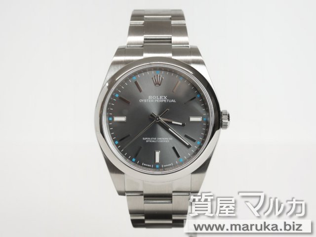 ロレックス オイスターパーペチュアル グレー 114300の買取・質預かり