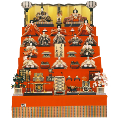 雛人形 | 三・五・七段飾り | 雛人形、五月人形、こいのぼり、盆提灯の