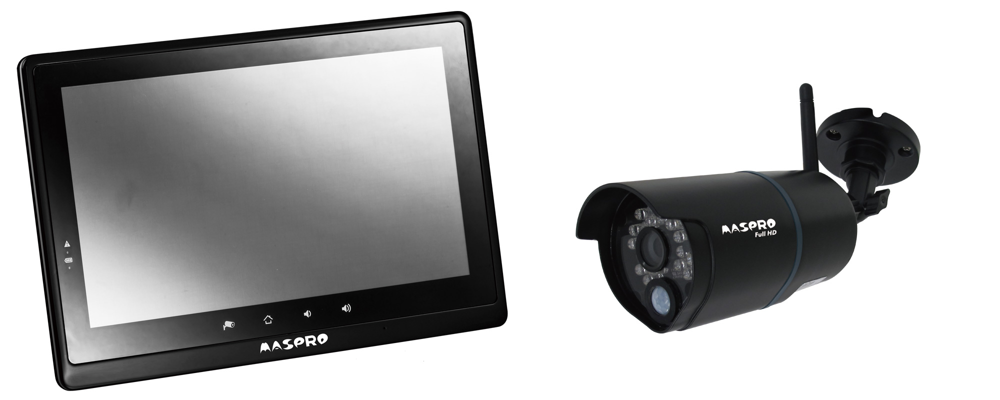 モニター＆ワイヤレスHDカメラセット WHC10M2 | マスプロ電工