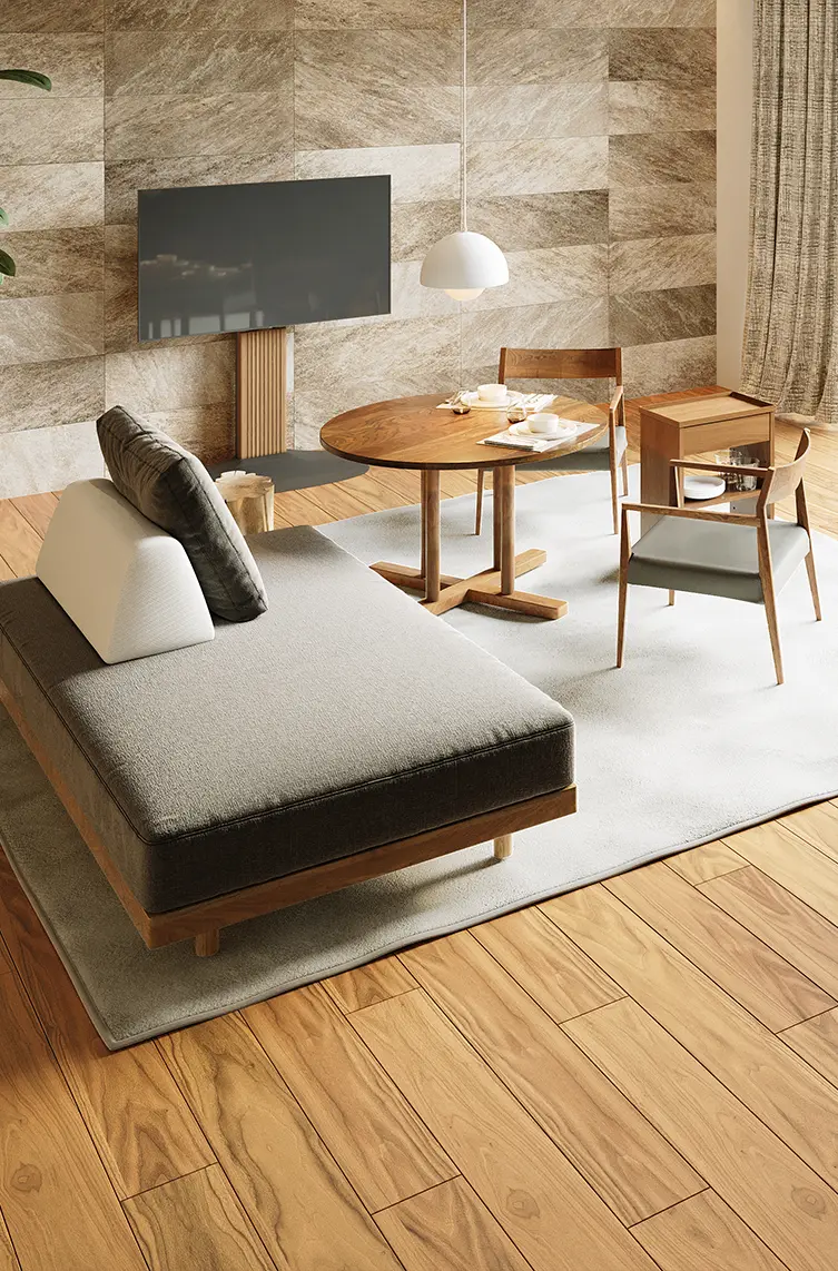 マスターウォール / ウォールナット無垢材のモダン家具 TOP